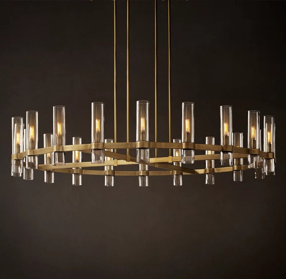 Ravelle Round Chandelier 48"
