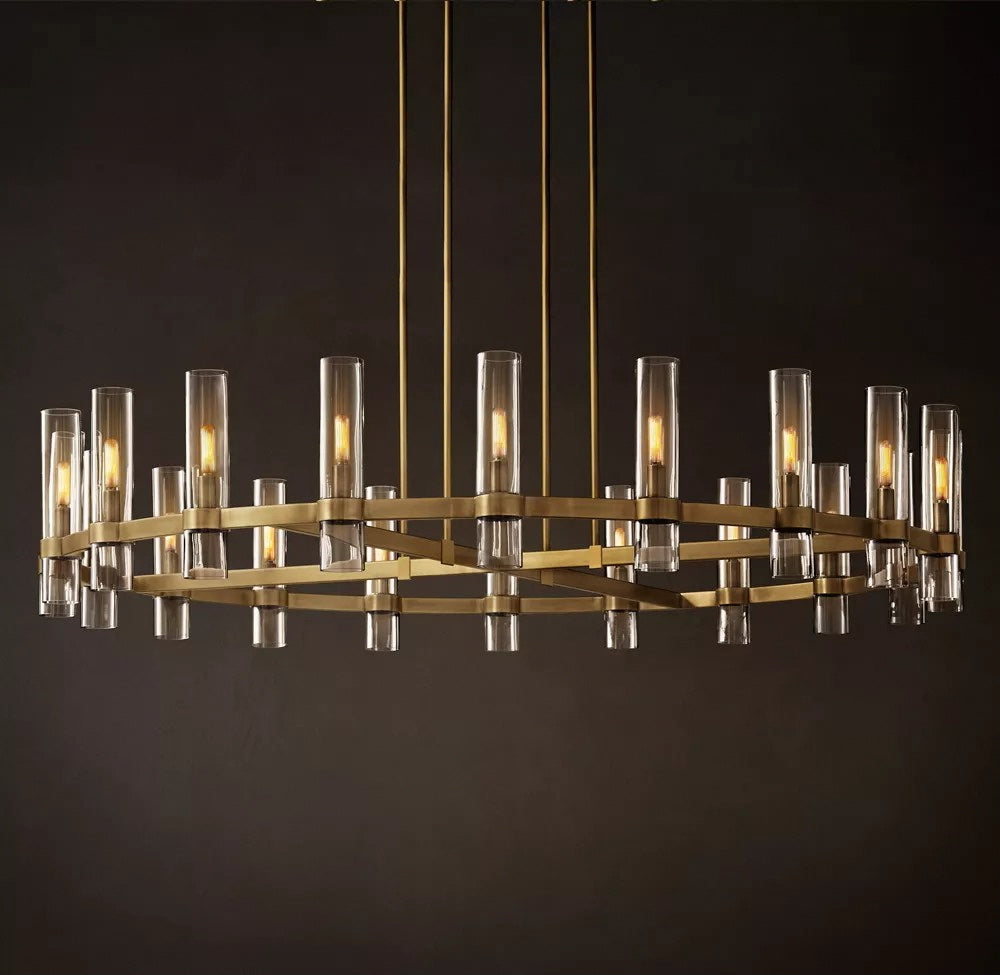 Ravelle Round Chandelier 60"